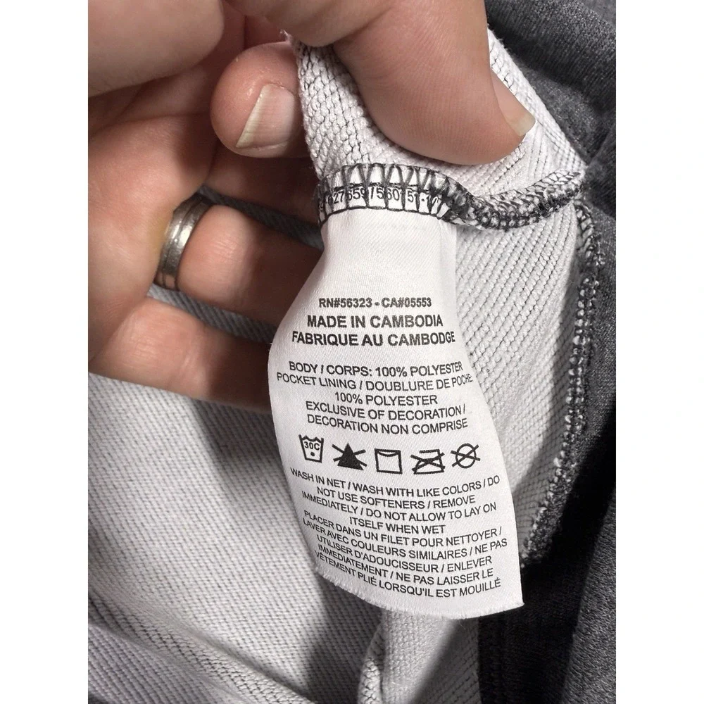 Nike Dri Fit Hoodie‎ Jacket Size XL Tall Gray Full Zip * MINT CONDITION*
